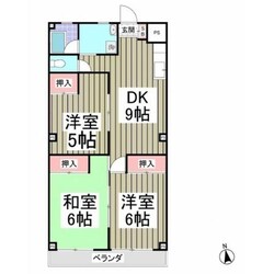 スカイハイツ万吉の物件間取画像